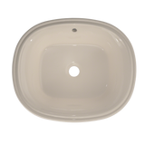 TOTO Maris 17-5/8" x 14-9/16" Oval Undermount Bathroom Sink with CEFIONTECT, Bone, Vitreous China, LT483G#03