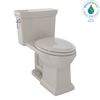 TOTO Promenade II One-Piece Elongated 1.28 GPF Universal Height Toilet with CEFIONTECT, Bone, Vitreous China, MS814224CEFG#03