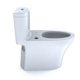 TOTO Aquia IV One-Piece Elongated Dual Flush 1.28 and 0.9 GPF WASHLET+ and Auto Flush Ready Toilet with CEFIONTECT, Cotton White, Vitreous China, CST646CEMFGNAT40#01