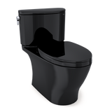 TOTO Nexus 1G Two-Piece Elongated 1.0 GPF Universal Height Toilet with SS124 SoftClose Seat, WASHLET+ Ready, Ebony, Vitreous China, MS442124CUF#51