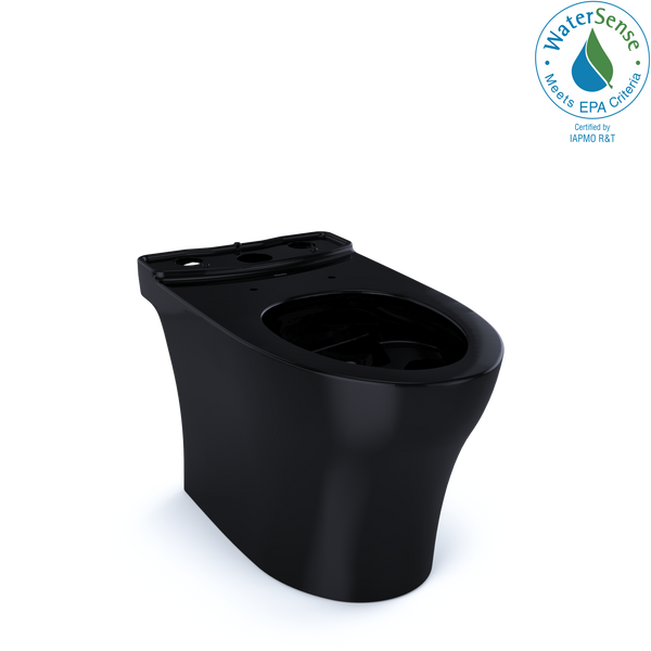 TOTO Aquia IV WASHLET+ Elongated Skirted Toilet Bowl, Ebony, Vitreous China, CT446CENT40#51