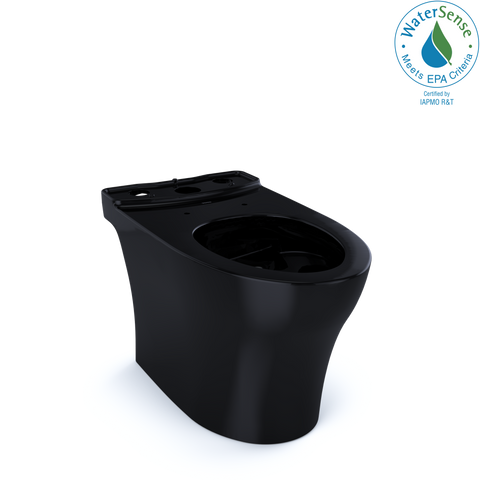 TOTO Aquia IV Elongated Universal Height Skirted Toilet Bowl, WASHLET+ Ready, Ebony, Vitreous China, CT446CEFNT40#51