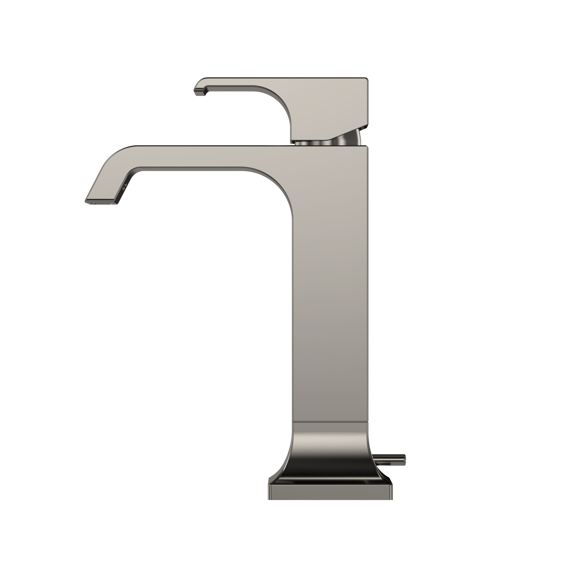 TOTO GC 1.2 GPM Single Handle Semi-Vessel Bathroom Sink Faucet with COMFORT GLIDE Technology, Polished Nickel, Brass, TLG08303U#PN
