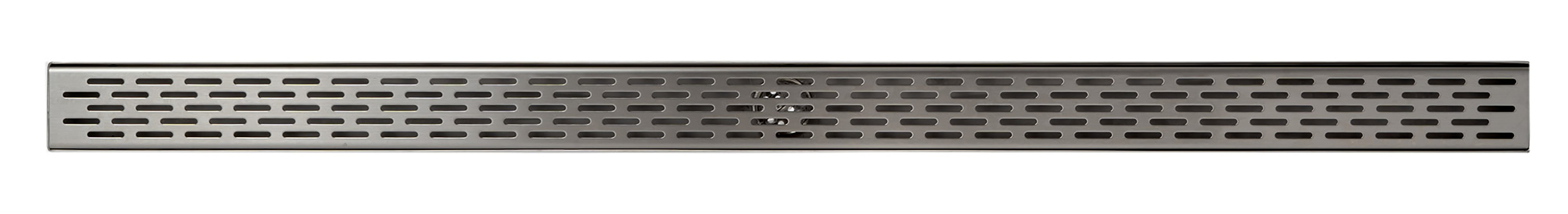 ALFI brand ABLD47C-BSS 47" Stainless Steel Linear Shower Drain with Groove Holes