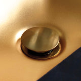 Native Trails 1.5" Dome Drain in Brushed Gold, DR120-BG