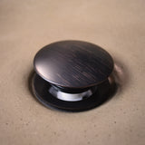 Native Trails 1.5" Push to Seal Dome Drain in Oil Rubbed Bronze, DR130-ORB