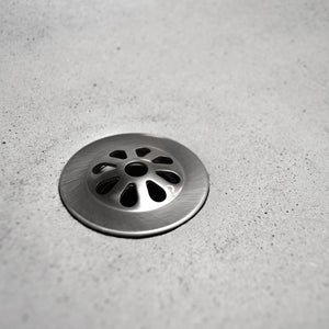 Alternate Image for Native Trails 1.5" Teardrop Drain in Brushed Nickel, DR150-BN