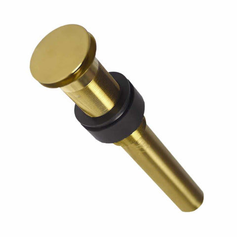 Native Trails 1.5" Dome Drain in Brushed Gold, DR120-BG