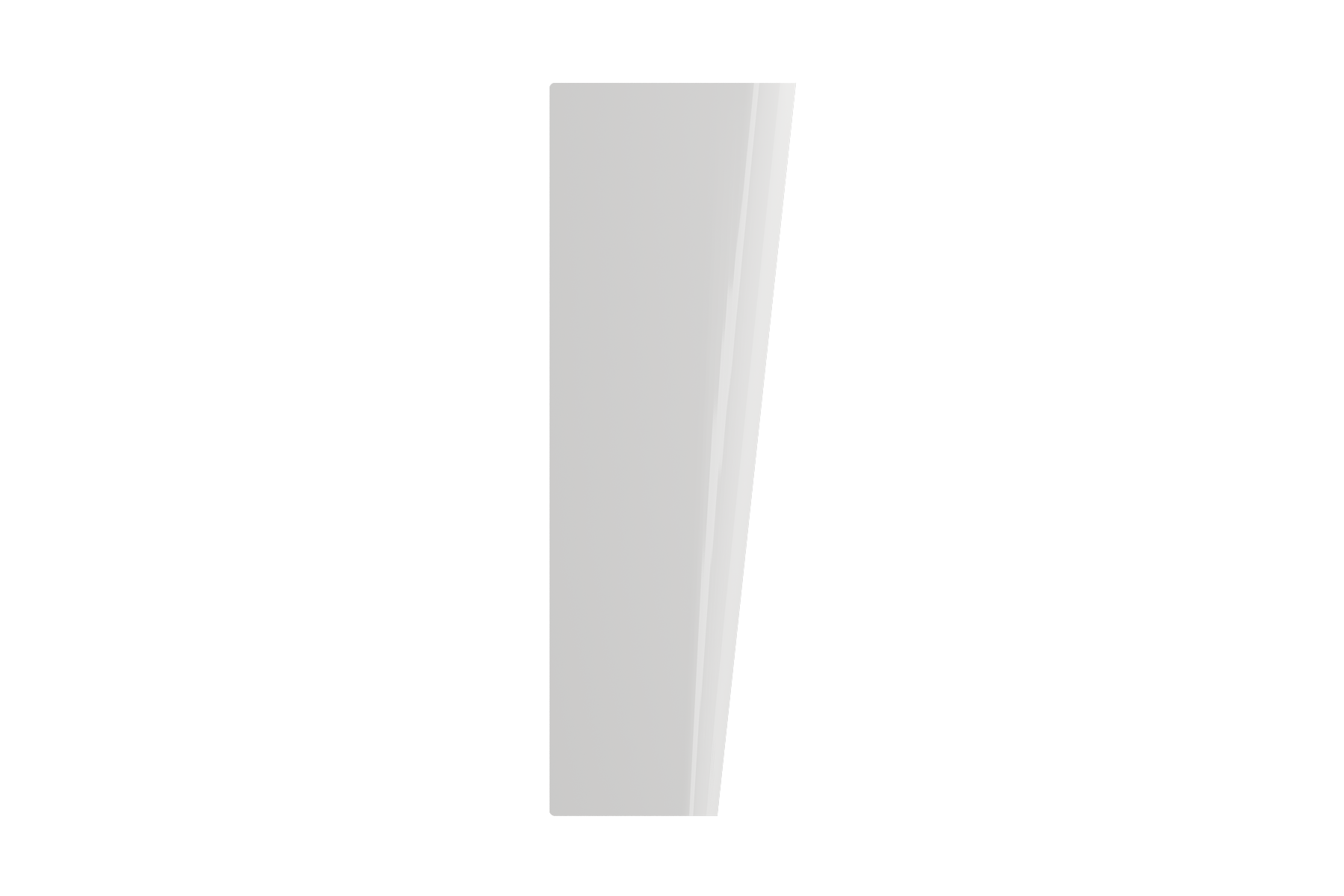 BOCCHI Taormina Pedestal Base Fireclay 27.25 in. in White, 1002-001-0320