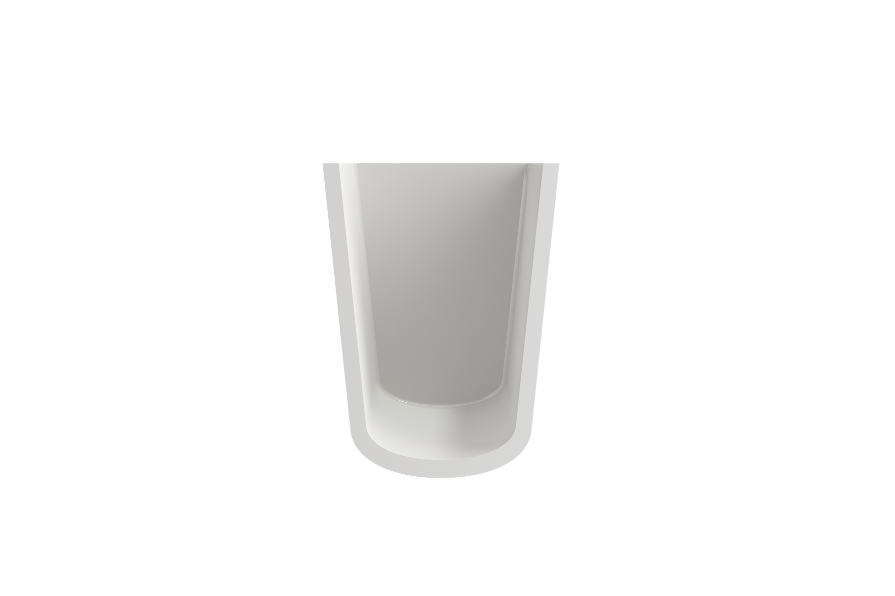 BOCCHI Taormina Trap Cover Fireclay 27.25 in. in White, 1003-001-0338