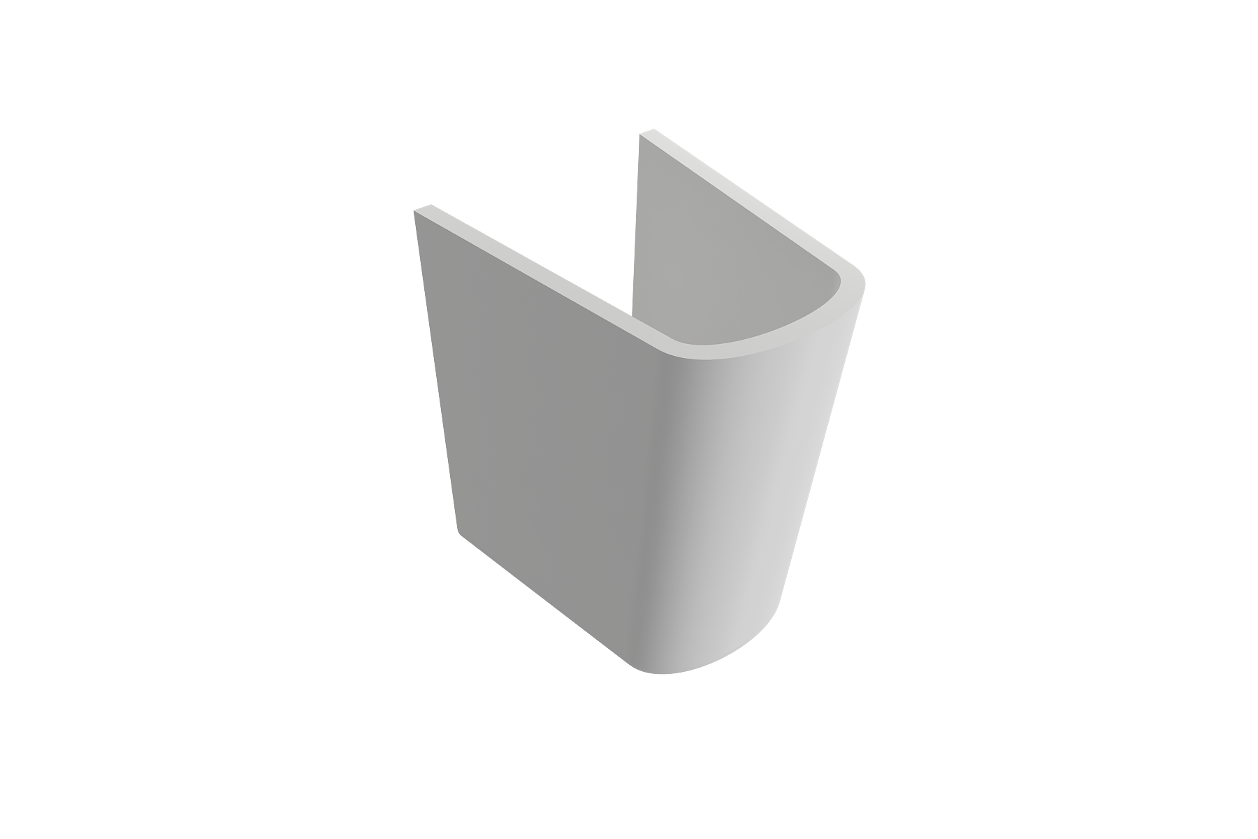 BOCCHI Taormina Trap Cover Fireclay 27.25 in. in Matte White, 1003-002-0338