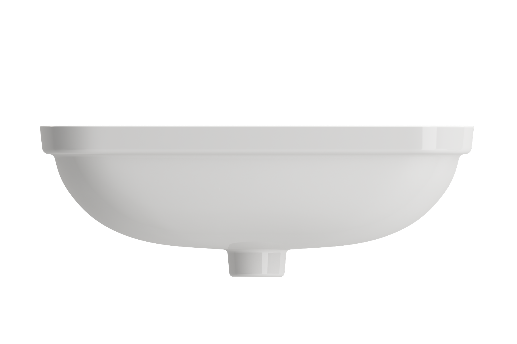 BOCCHI Scala 22" Rectangle Undermount Fireclay Bathroom Sink, White, 1006-001-0125