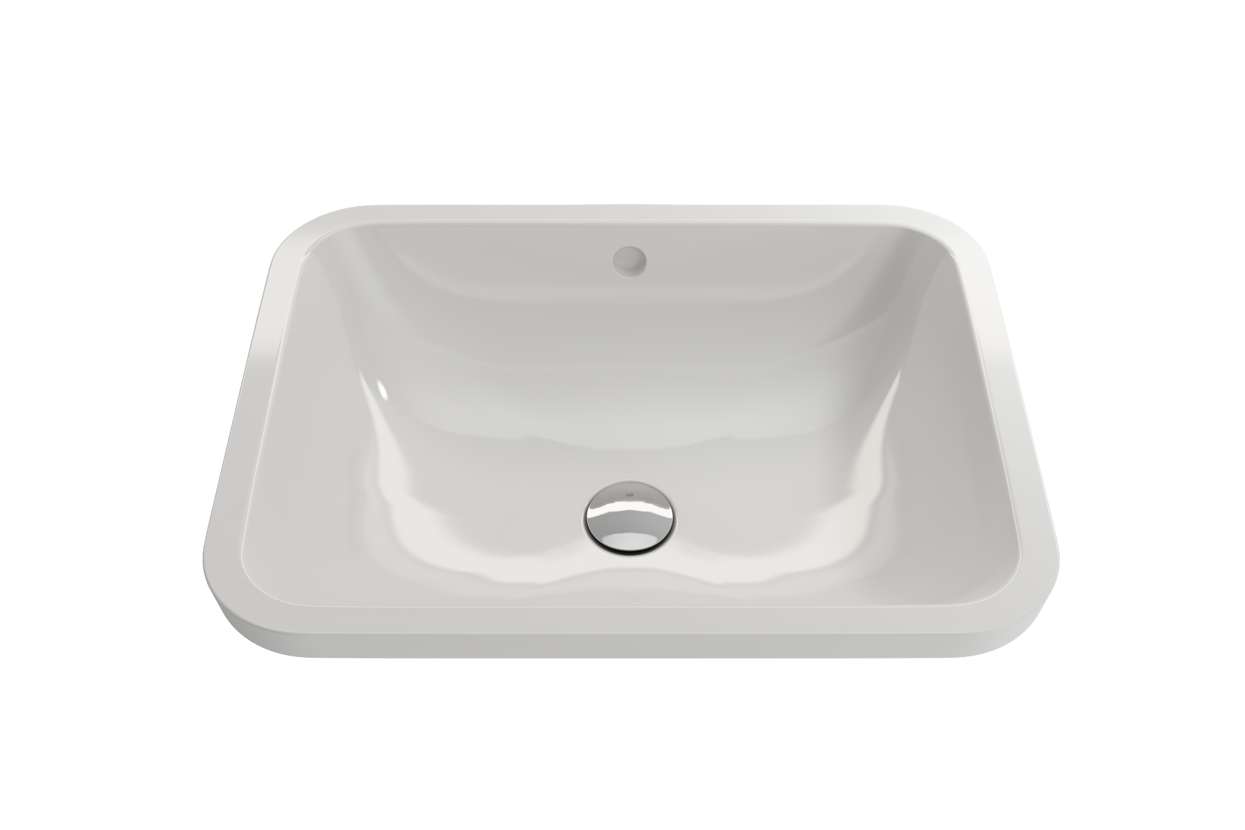 BOCCHI Scala 22" Rectangle Undermount Fireclay Bathroom Sink, White, 1006-001-0125
