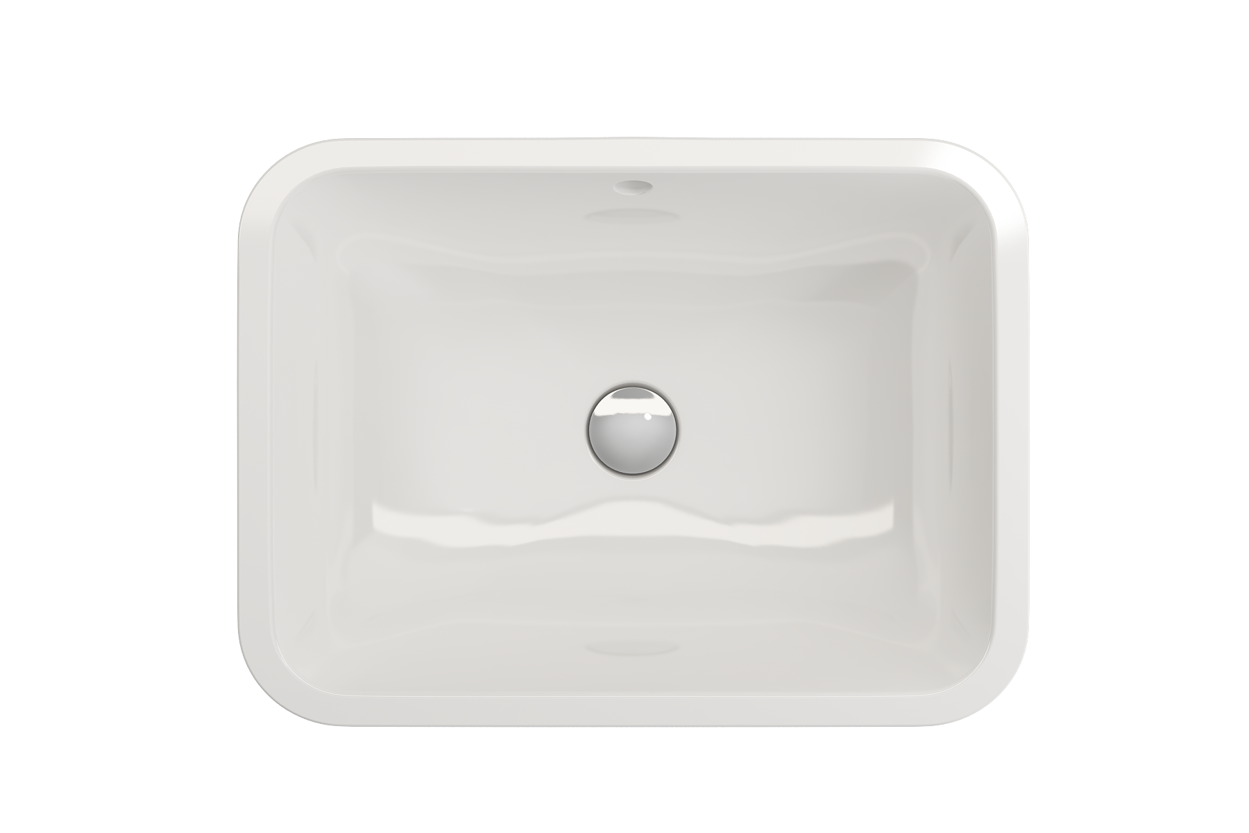 BOCCHI Scala 22" Rectangle Undermount Fireclay Bathroom Sink, White, 1006-001-0125
