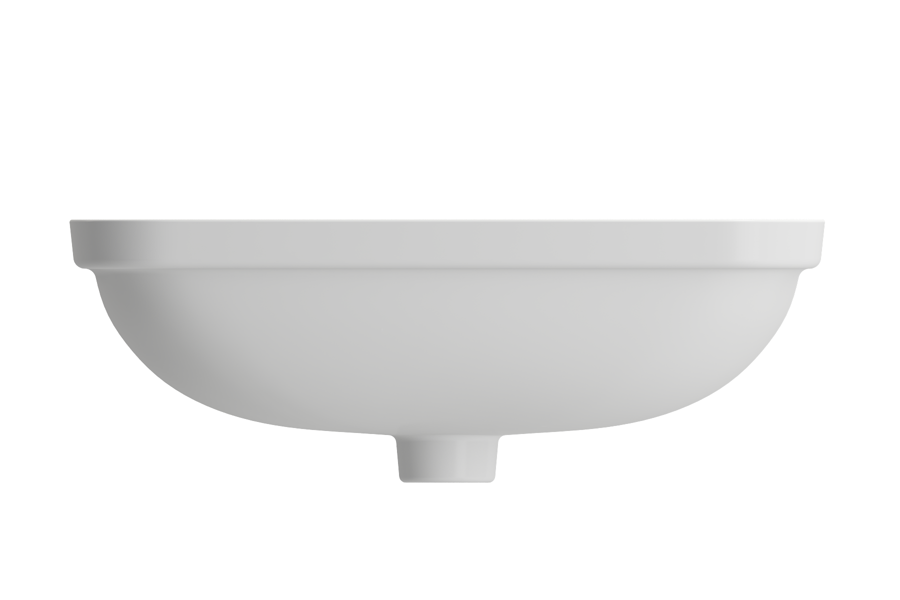 BOCCHI Scala 22" Rectangle Undermount Fireclay Bathroom Sink, Matte White, 1006-002-0125