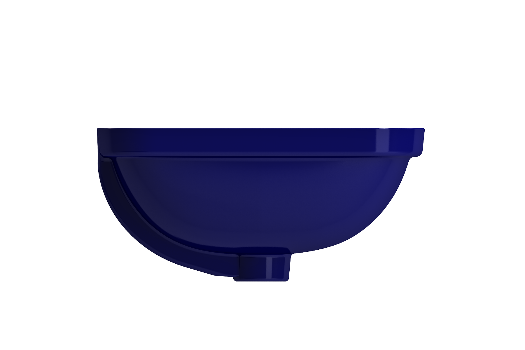 BOCCHI Scala 22" Rectangle Undermount Fireclay Bathroom Sink, Sapphire Blue, 1006-010-0125