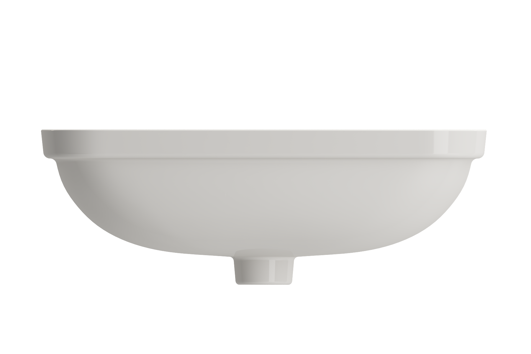 BOCCHI Scala 22" Rectangle Undermount Fireclay Bathroom Sink, Biscuit, 1006-014-0125