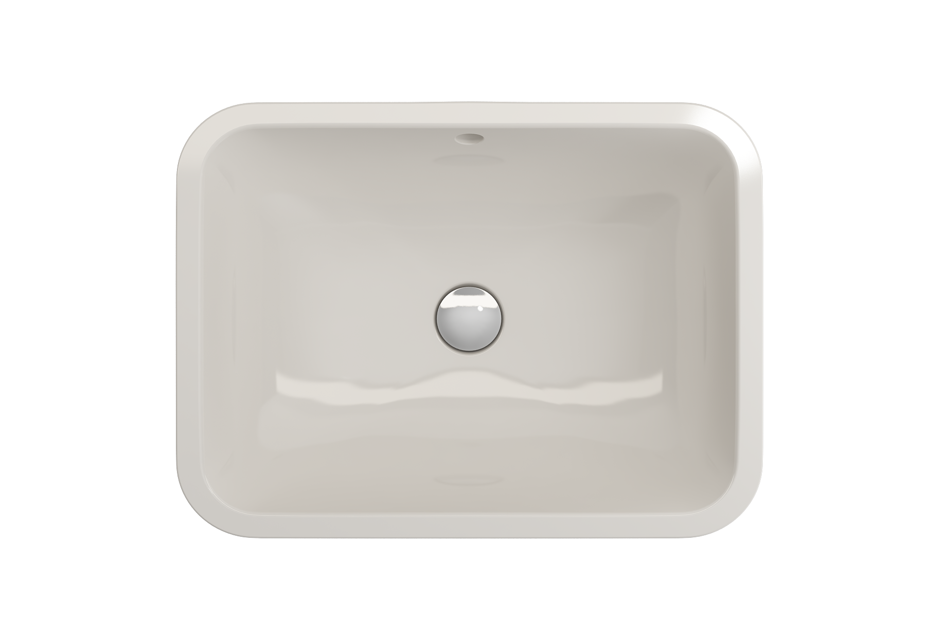 BOCCHI Scala 22" Rectangle Undermount Fireclay Bathroom Sink, Biscuit, 1006-014-0125