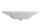 BOCCHI Taormina 26" Rectangle Wallmount Fireclay Bathroom Sink, Matte White, Single Faucet Hole, 1007-002-0126