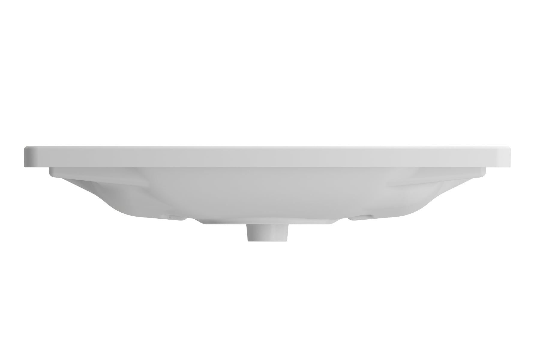 BOCCHI Taormina 34" Rectangle Wallmount Fireclay Bathroom Sink, Matte White, 3 Faucet Hole, 1008-002-0127
