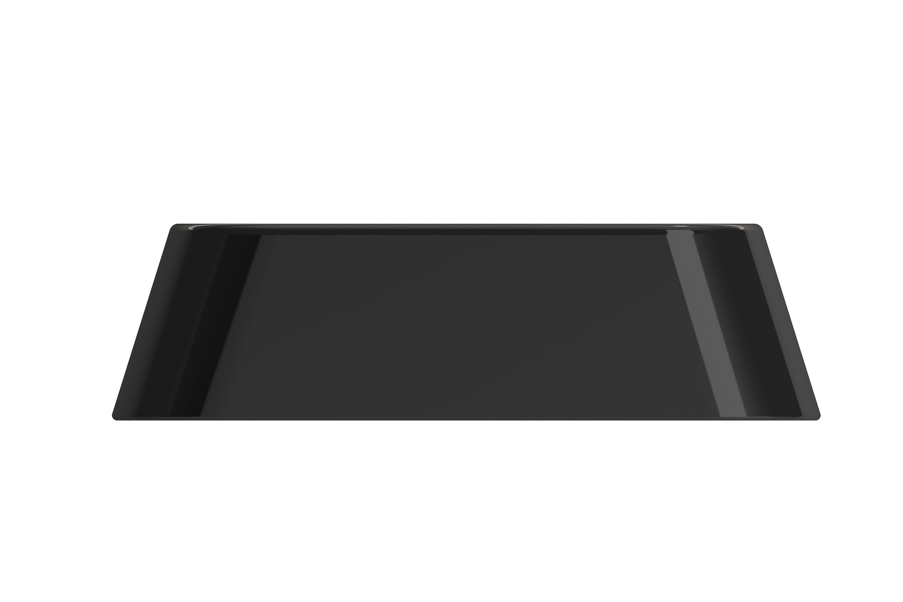 BOCCHI Firenze 20" Rectangle Vessel Fireclay Bathroom Sink, Black, Single Faucet Hole, 1074-005-0126