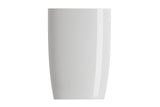 BOCCHI Etna 23" Palette Shaped Monoblock Pedestal Fireclay Bathroom Sink, White, 1075-001-0125