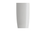 BOCCHI Etna 23" Palette Shaped Monoblock Pedestal Fireclay Bathroom Sink, White, 1075-001-0125