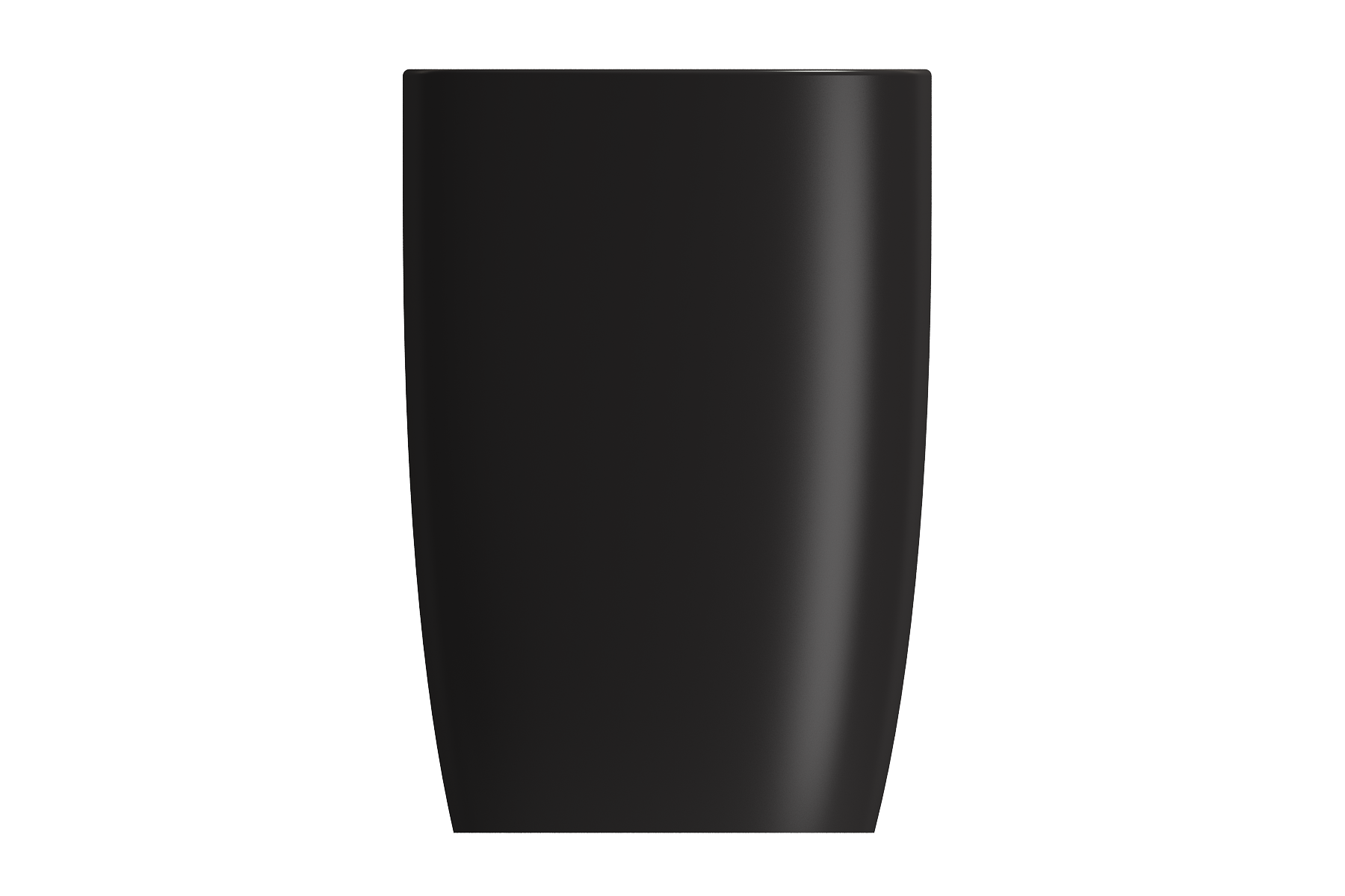 BOCCHI Etna 23" Palette Shaped Monoblock Pedestal Fireclay Bathroom Sink, Matte Black, 1075-004-0125