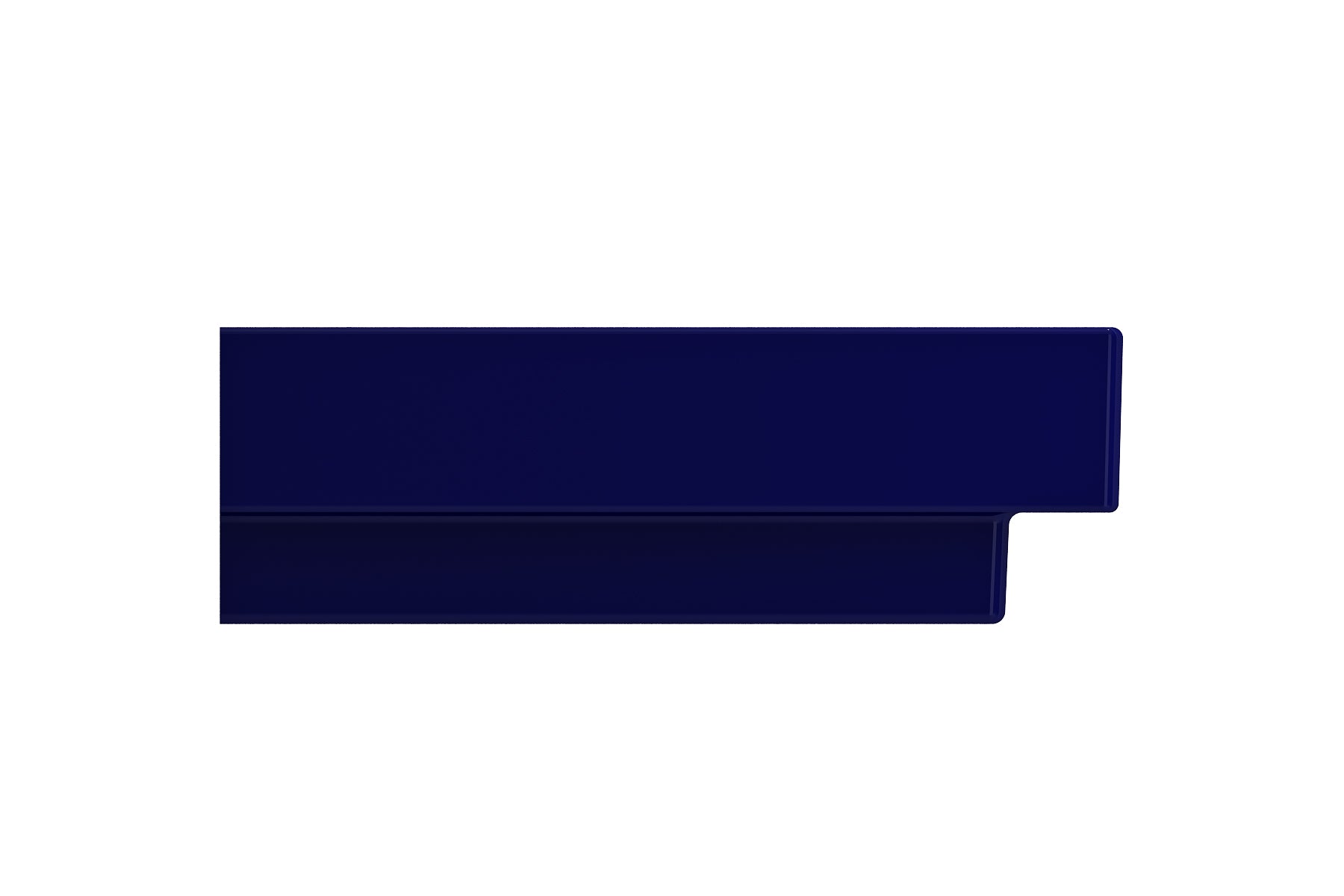 BOCCHI Scala 24" Rectangle Wallmount Fireclay Bathroom Sink, Sapphire Blue, 3 Faucet Hole, 1077-010-0127