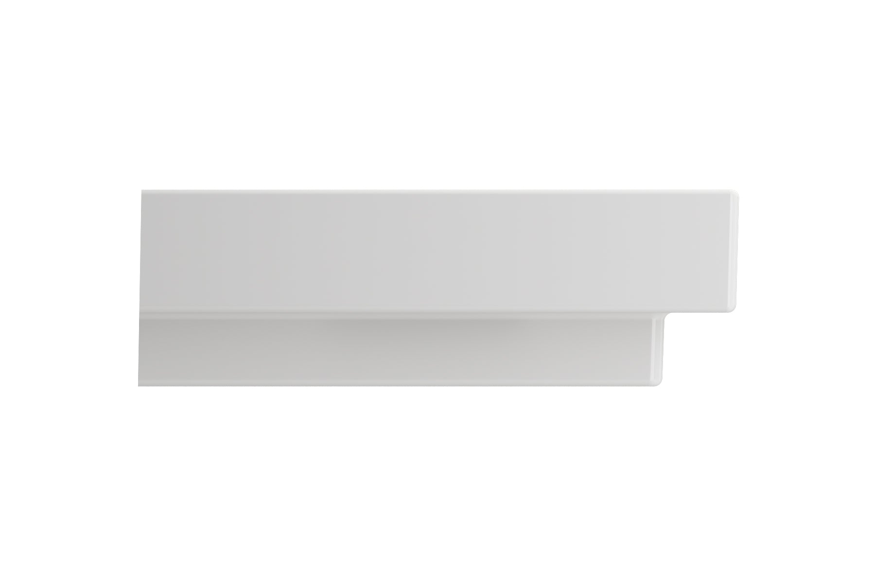 BOCCHI Scala 32" Rectangle Wallmount Fireclay Bathroom Sink, White, 3 Faucet Hole, 1078-001-0127