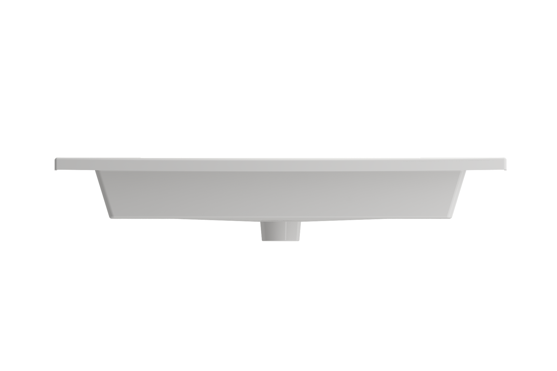 BOCCHI Ravenna 32" Rectangle Wallmount Fireclay Bathroom Sink, White, Single Faucet Hole, 1113-001-0126