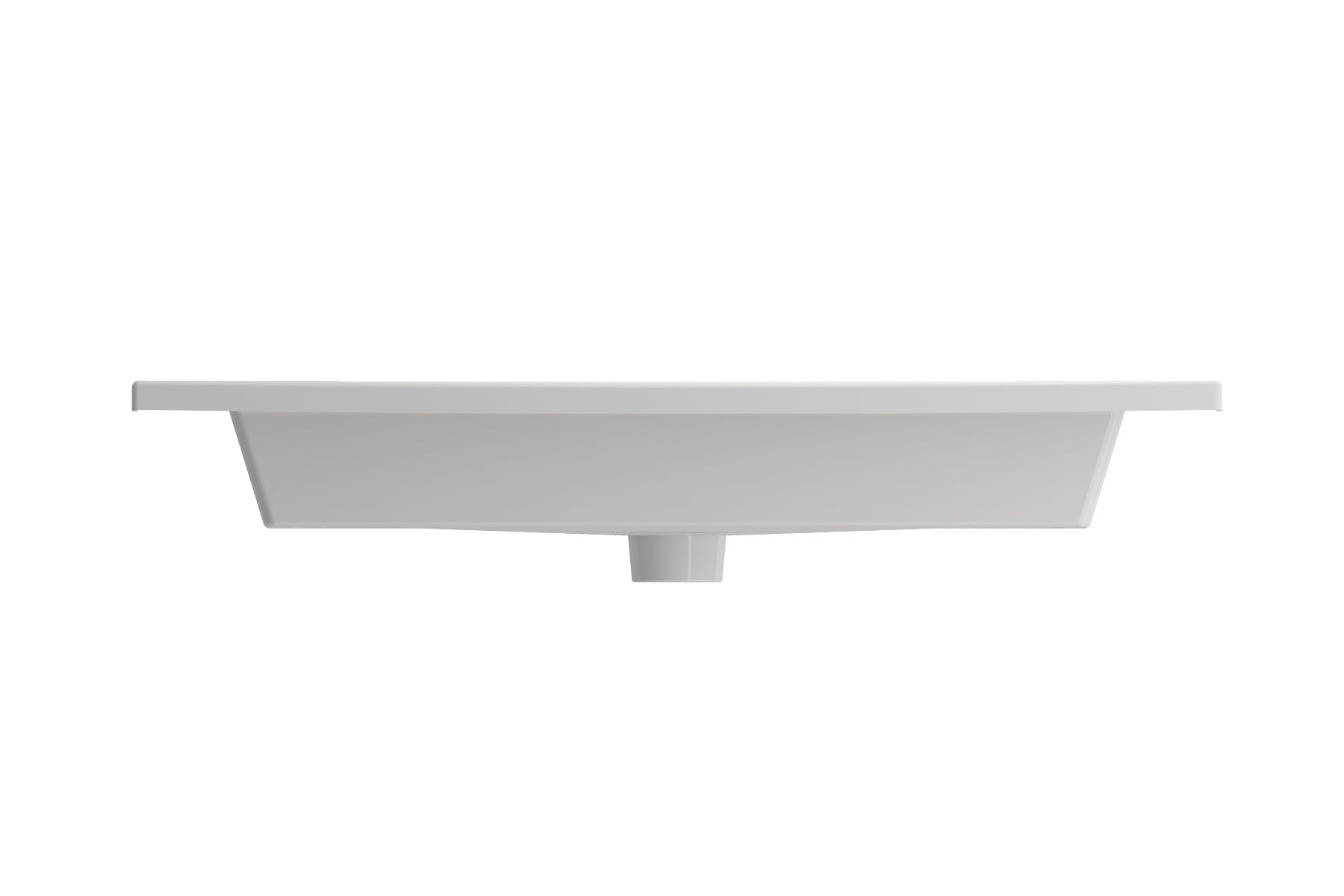 BOCCHI Ravenna 32" Rectangle Wallmount Fireclay Bathroom Sink, White, 3 Faucet Hole, 1113-001-0127