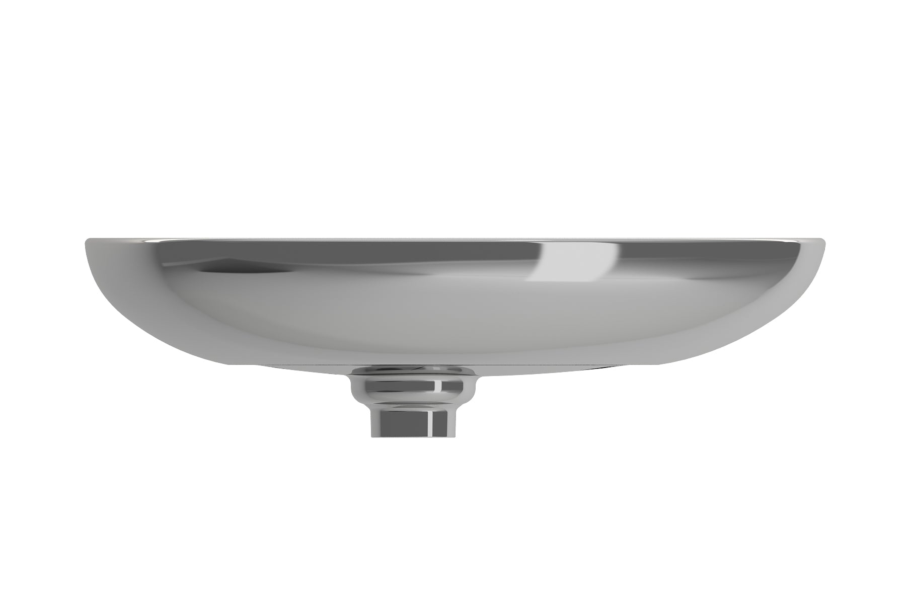 BOCCHI Etna 23" Palette Shaped Vessel Fireclay Bathroom Sink, Platinum, 1114-401-0125
