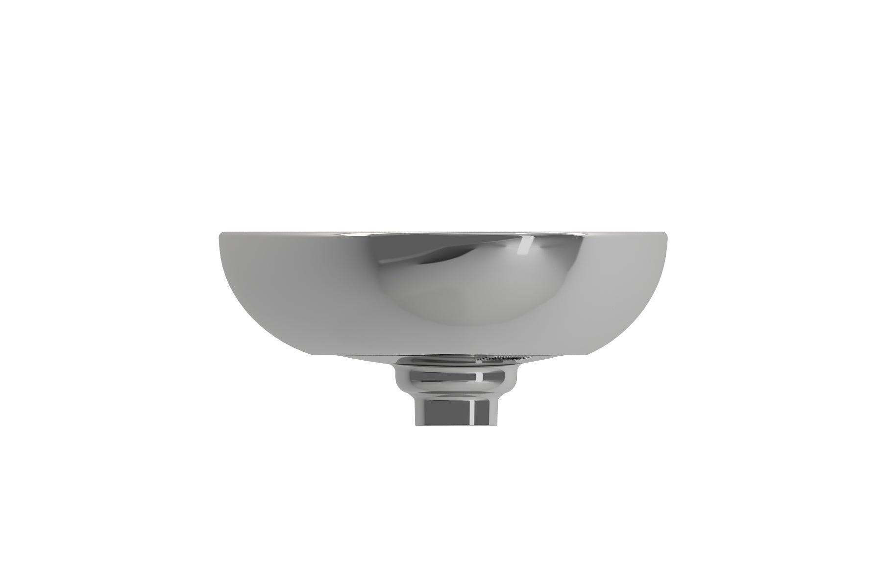 BOCCHI Etna 23" Palette Shaped Vessel Fireclay Bathroom Sink, Platinum, 1114-401-0125