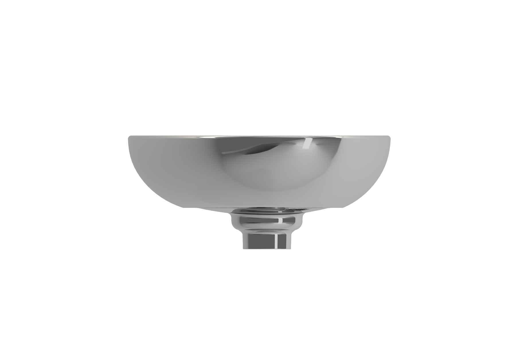 BOCCHI Etna 23" Palette Shaped Vessel Fireclay Bathroom Sink, Platinum, 1114-401-0125