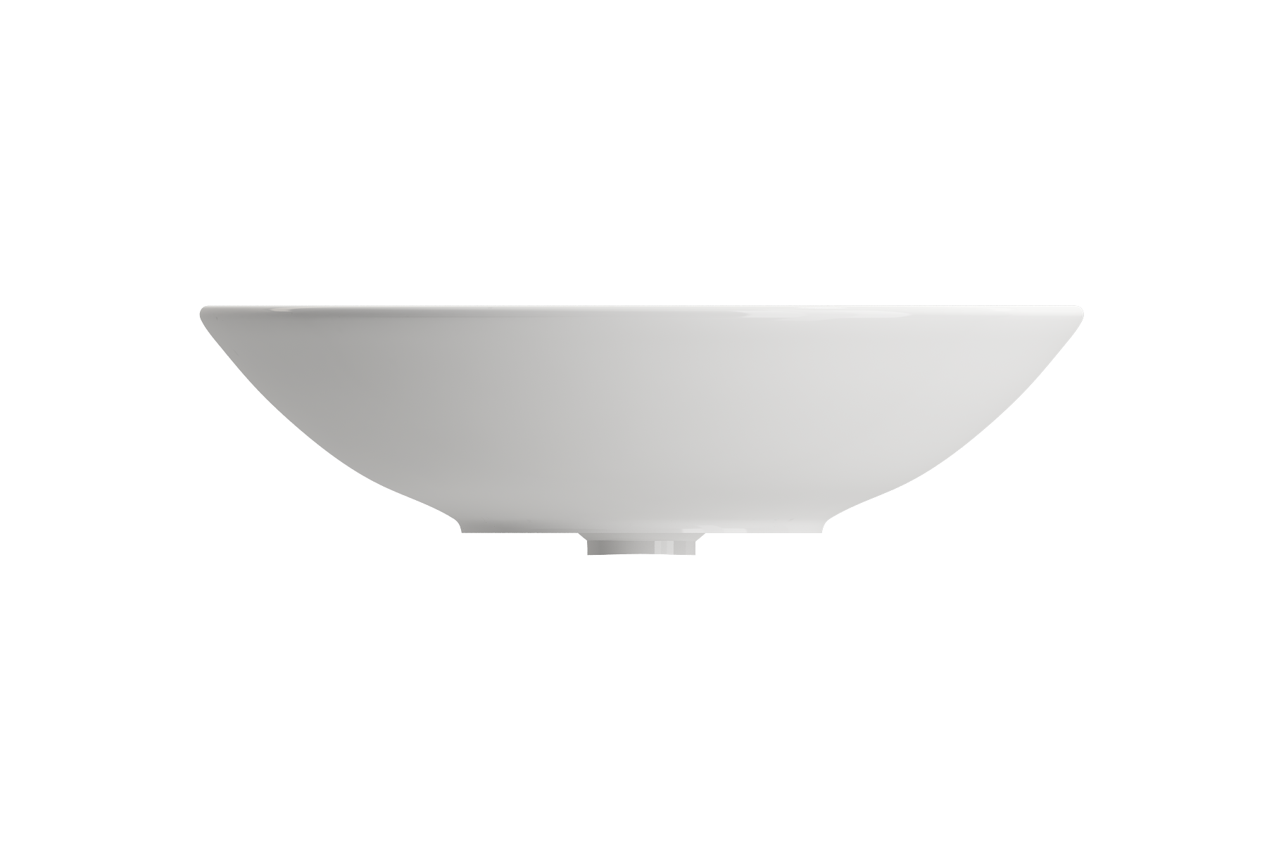 BOCCHI Venezia 16" Round Vessel Fireclay Bathroom Sink, White, 1120-001-0125