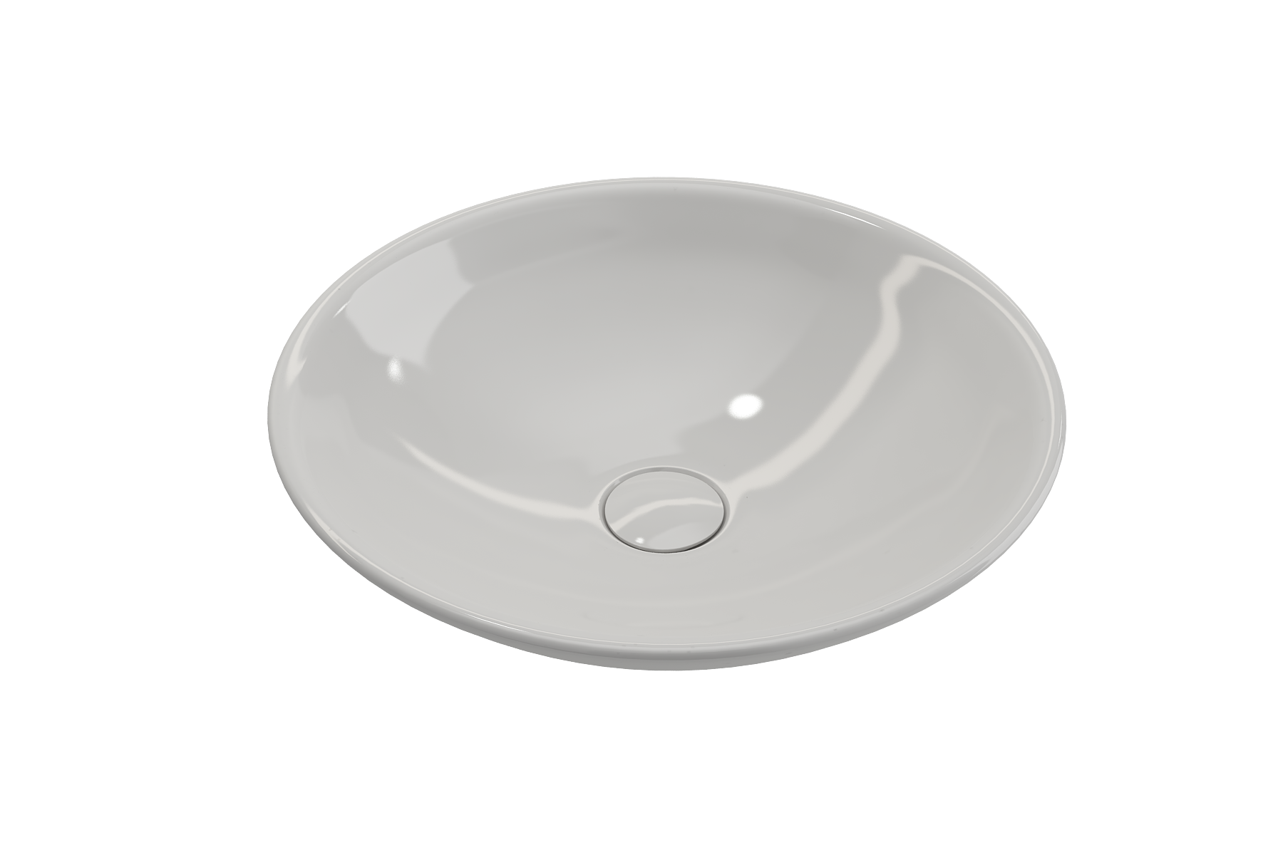 BOCCHI Venezia 16" Round Vessel Fireclay Bathroom Sink, White, 1120-001-0125