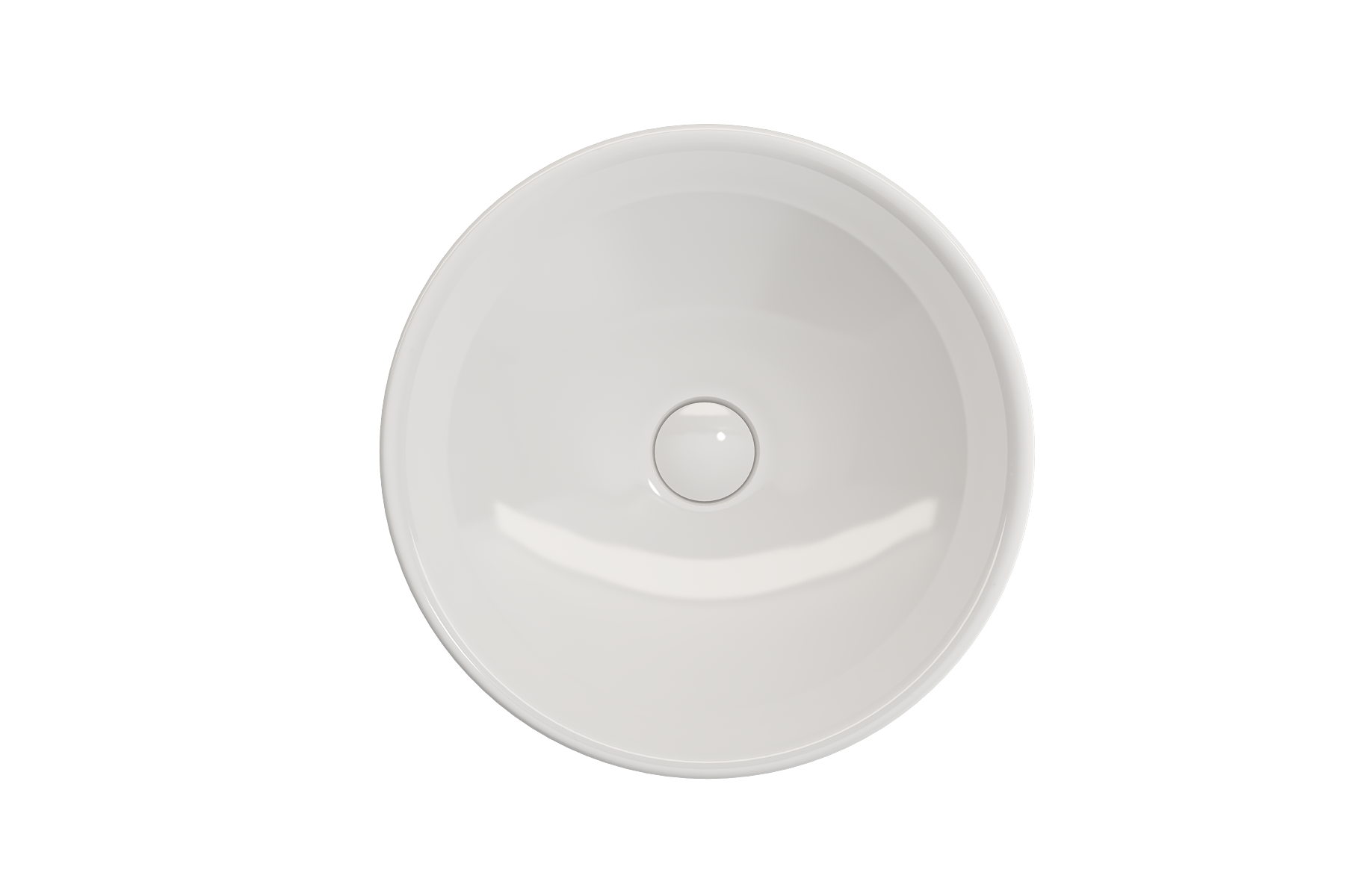 BOCCHI Venezia 16" Round Vessel Fireclay Bathroom Sink, White, 1120-001-0125