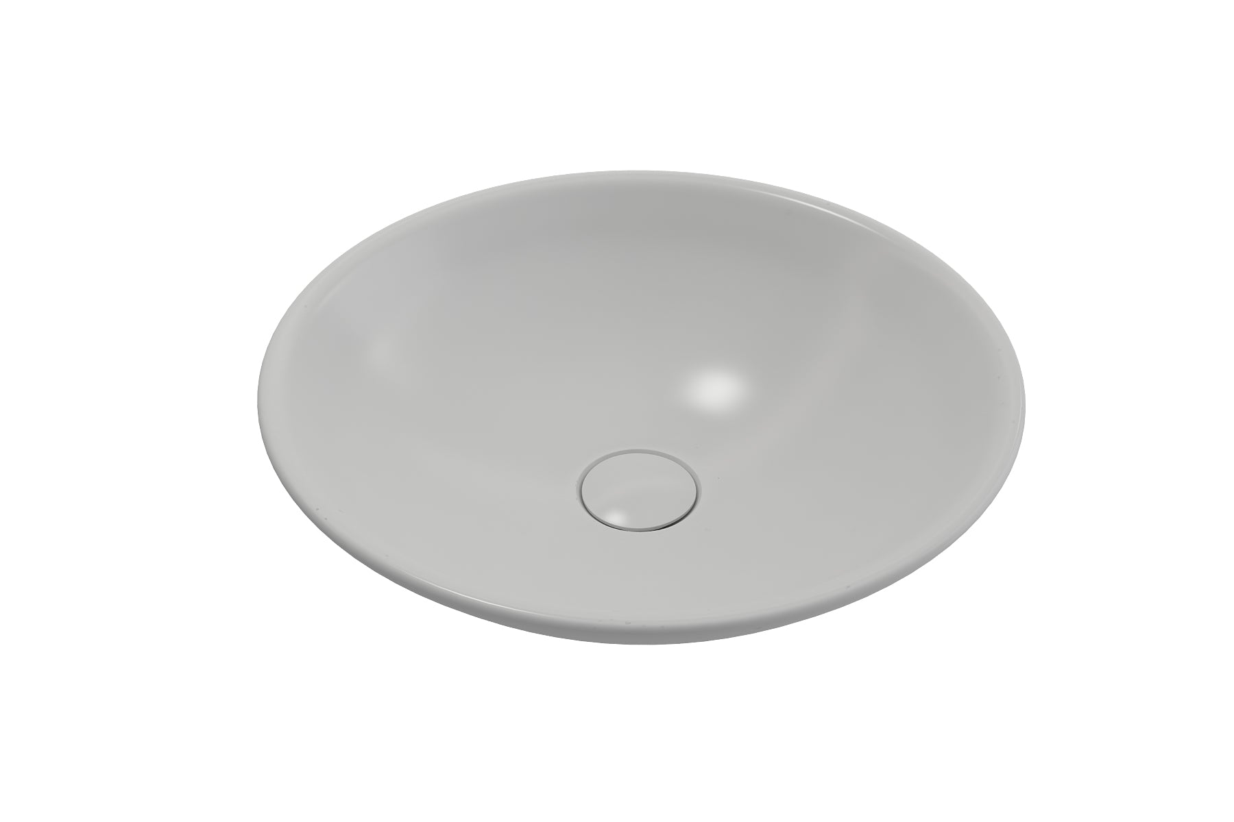 BOCCHI Venezia 16" Round Vessel Fireclay Bathroom Sink, Matte White, 1120-002-0125