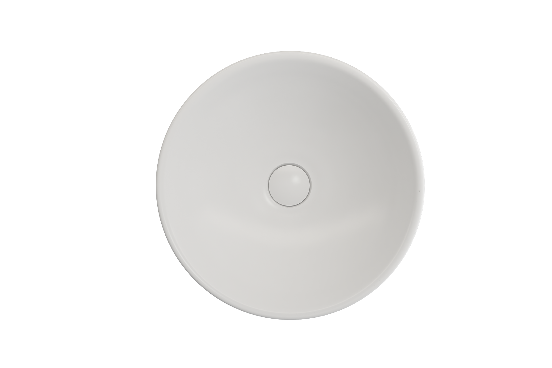 BOCCHI Venezia 16" Round Vessel Fireclay Bathroom Sink, Matte White, 1120-002-0125