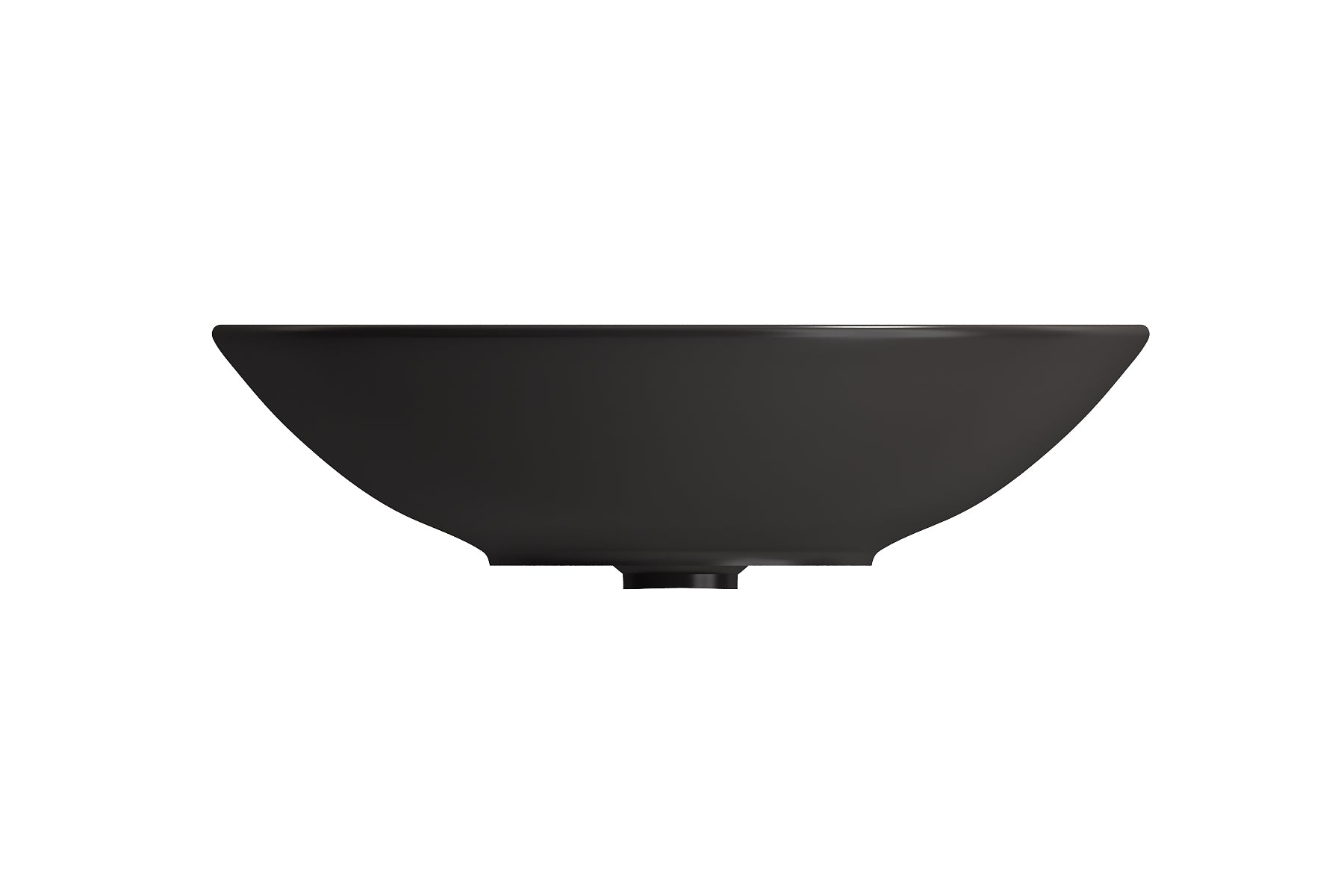 BOCCHI Venezia 16" Round Vessel Fireclay Bathroom Sink, Matte Black, 1120-004-0125