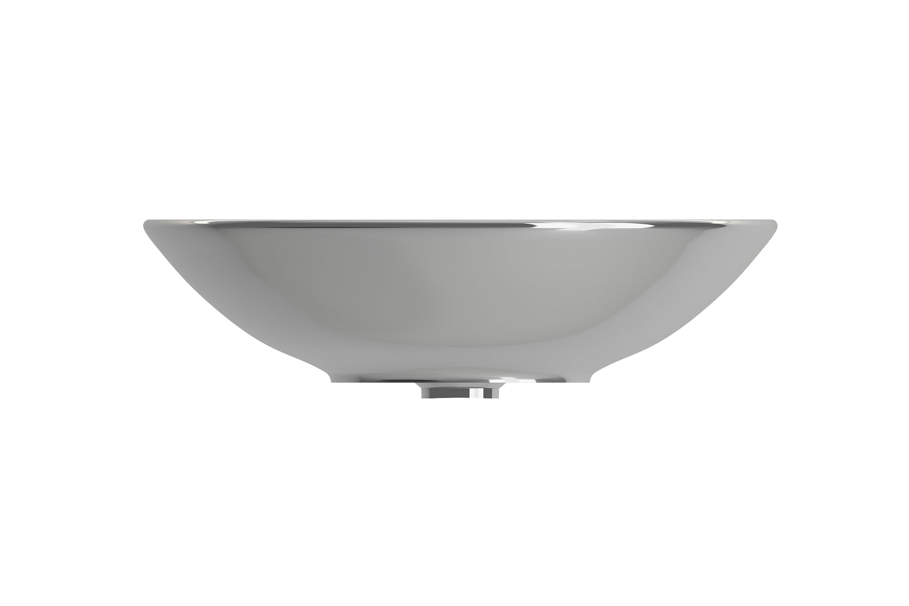 BOCCHI Venezia 16" Round Vessel Fireclay Bathroom Sink, Platinum, 1120-401-0125