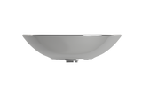 BOCCHI Venezia 16" Round Vessel Fireclay Bathroom Sink, Platinum, 1120-401-0125