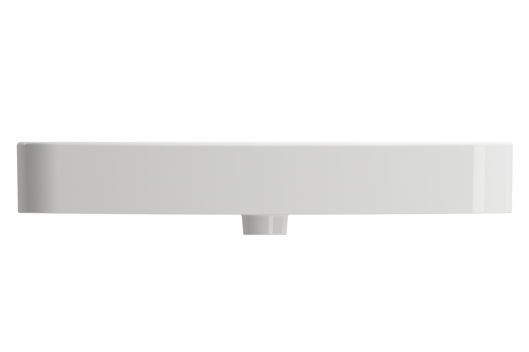 BOCCHI Parma 34" Rectangle Wallmount Fireclay Bathroom Sink, White, 3 Faucet Hole, 1124-001-0127