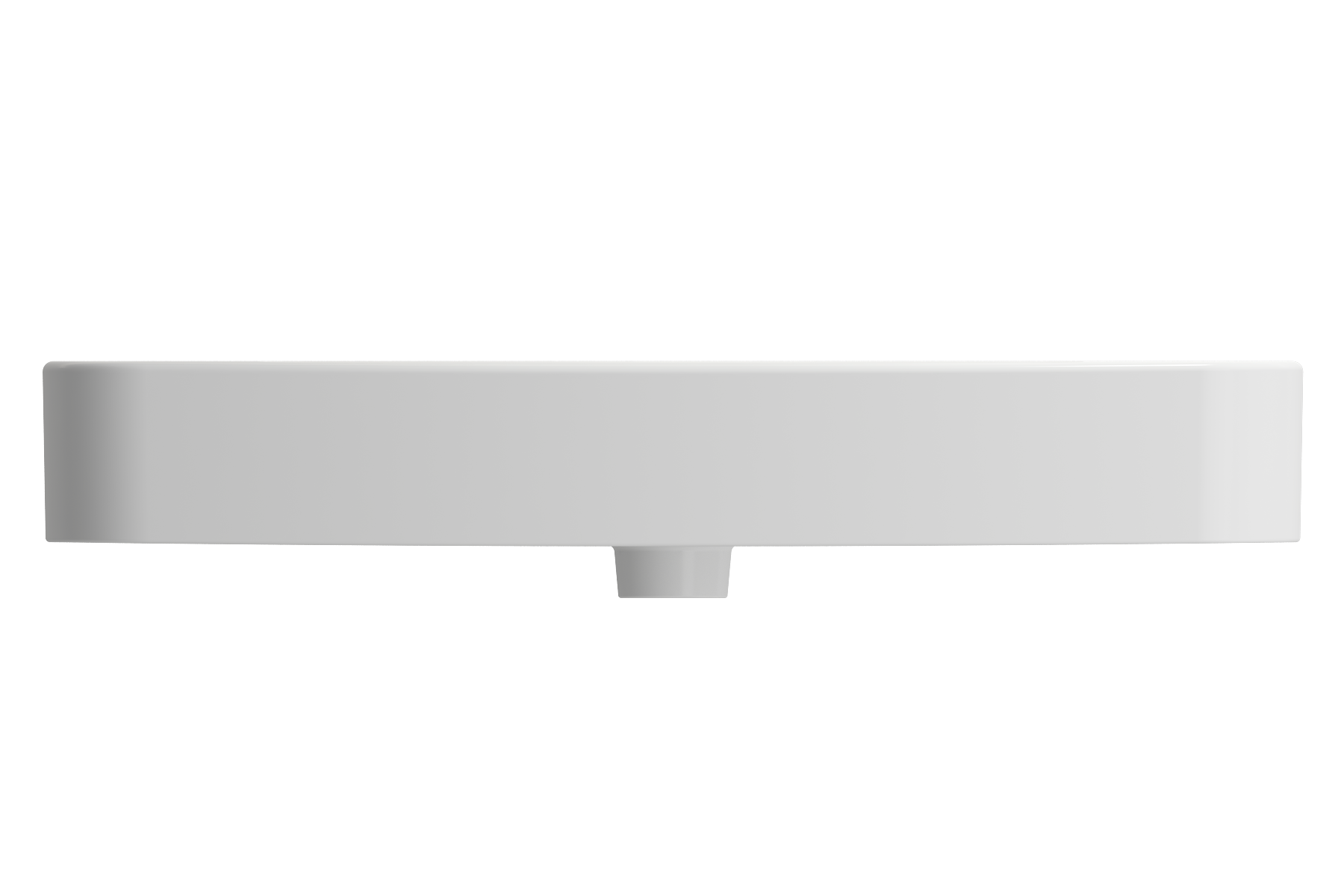 BOCCHI Parma 34" Rectangle Wallmount Fireclay Bathroom Sink, Matte White, 3 Faucet Hole, 1124-002-0127