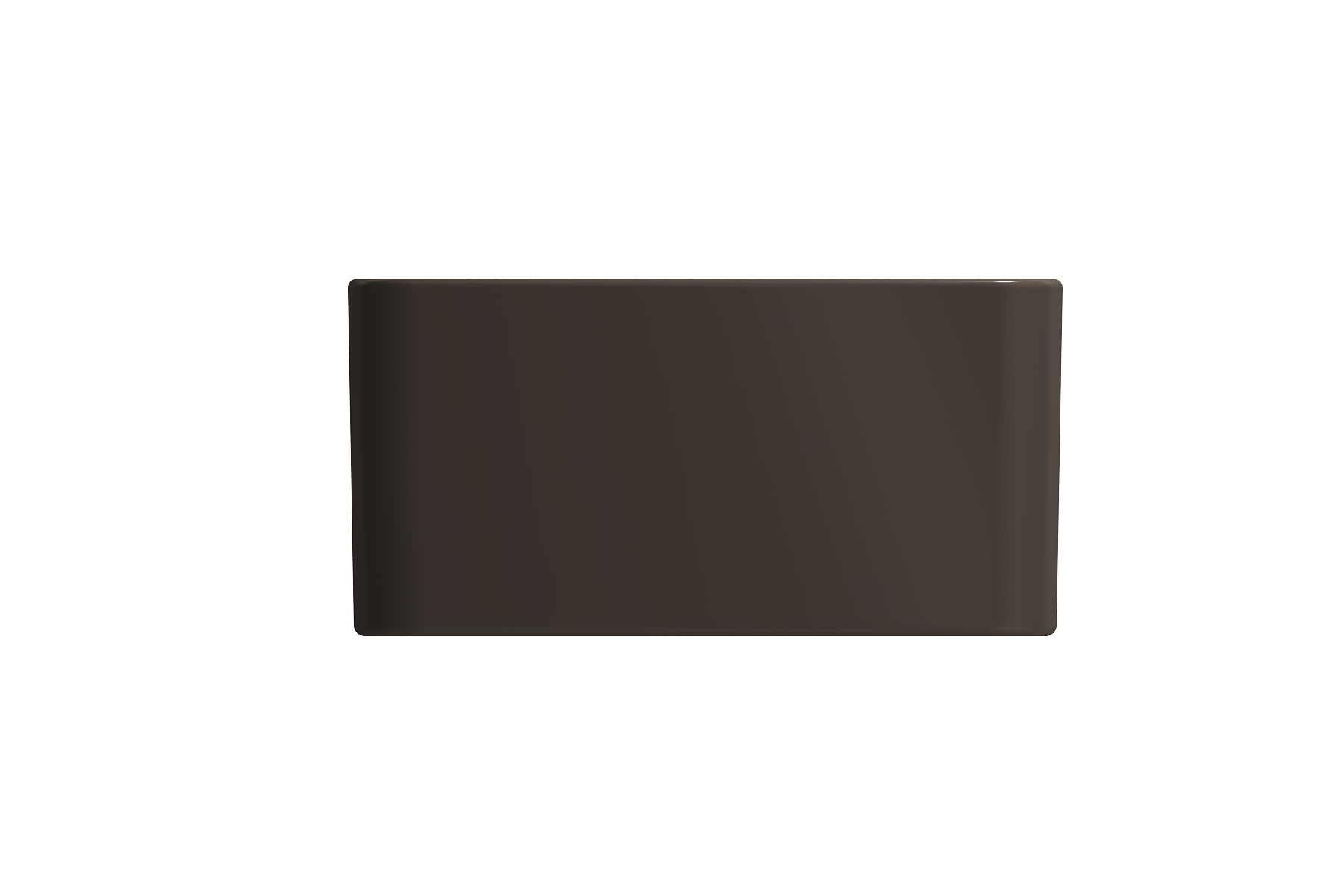 BOCCHI Classico 20" Fireclay Farmhouse Apron Single Bowl Kitchen Sink, Matte Brown, 1136-025-0120