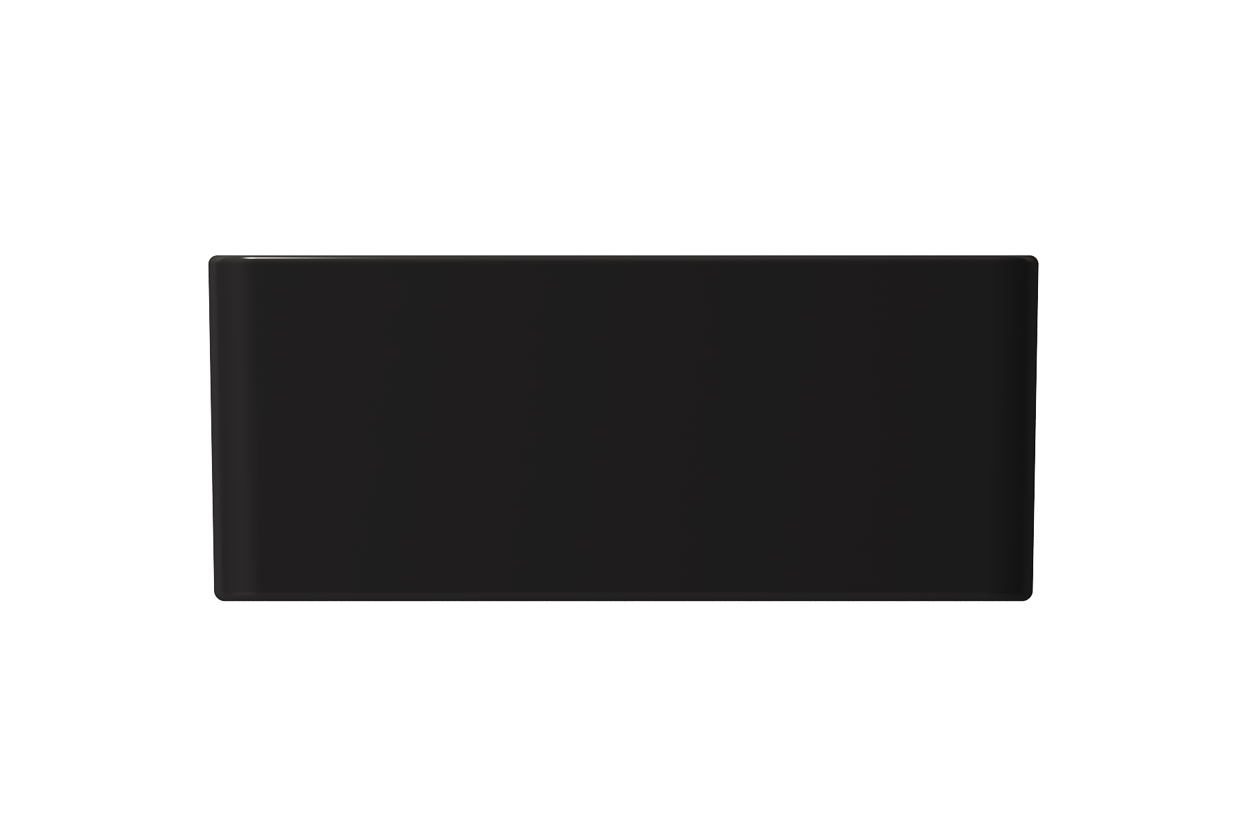 BOCCHI Classico 24" Fireclay Farmhouse Apron Single Bowl Kitchen Sink, Matte Black, 1137-004-0120