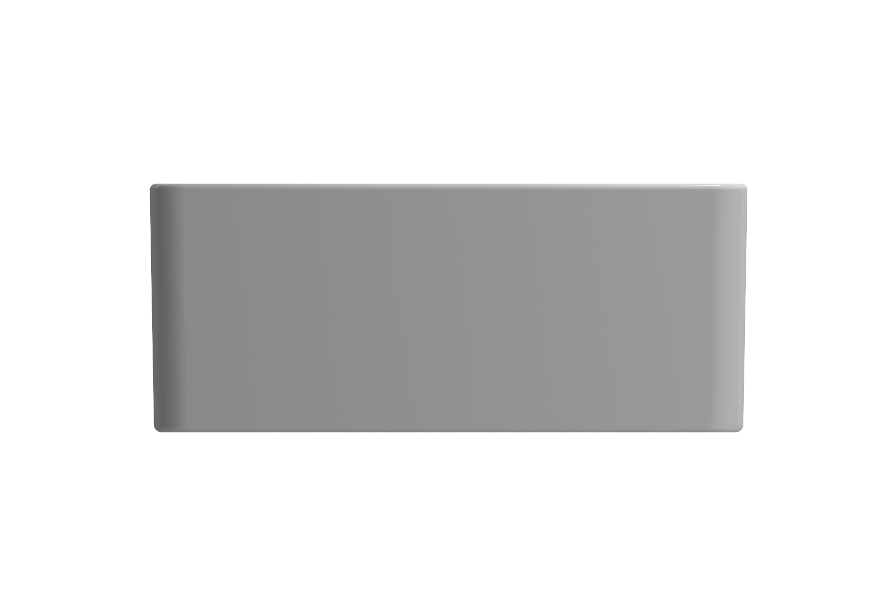 BOCCHI Classico 24" Fireclay Farmhouse Apron Single Bowl Kitchen Sink, Matte Gray, 1137-006-0120