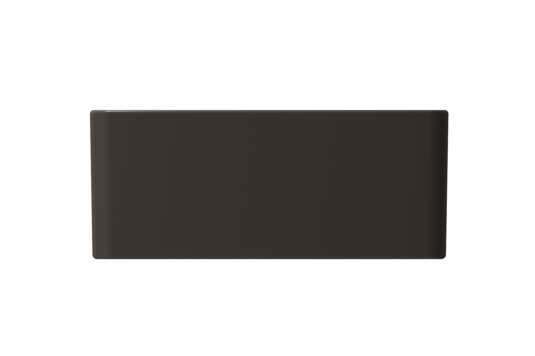 BOCCHI Classico 24" Fireclay Farmhouse Apron Single Bowl Kitchen Sink, Matte Brown, 1137-025-0120