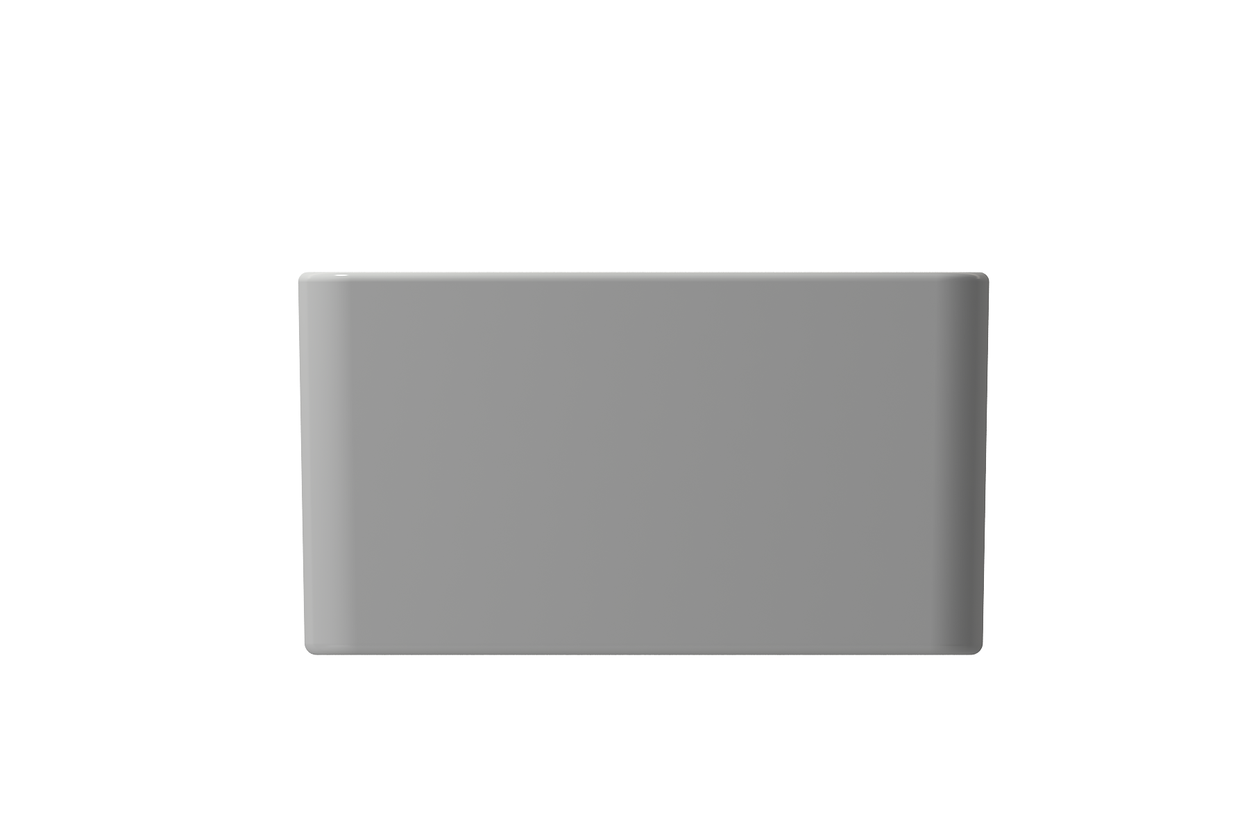 BOCCHI Classico 33" Fireclay Farmhouse Apron 50/50 Double Bowl Kitchen Sink, Matte Gray, 1139-006-0120